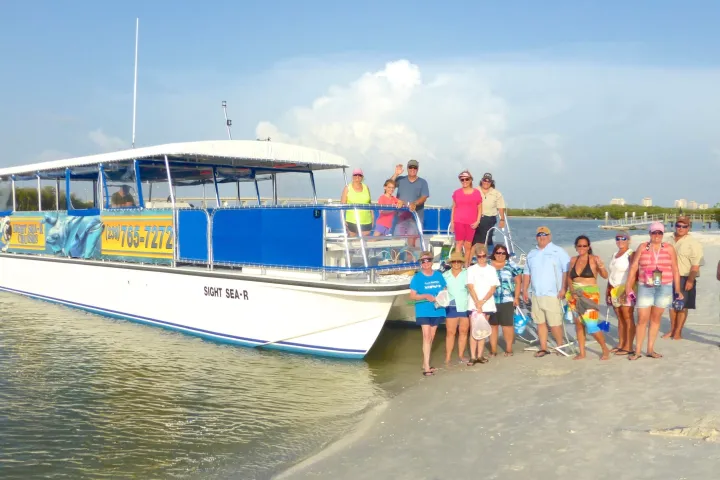 Shelling Cruise Salty Sam's Marina